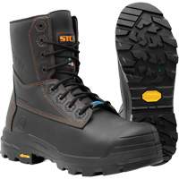 Bottes de travail Metpro Flex avec protecteur m&eacute;tatarsien, Cuir, Taille 4, Imperm&eacute;able Cantin et fils