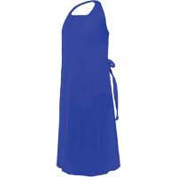 Tablier CoverMe avec encolure d&eacute;coup&eacute;e, Polyur&eacute;thane, 45" lo x 35" la, Bleu Cantin et fils