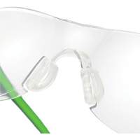 Adapt Lite Grey/Green Safety Glasses, Clear Lens, Anti-Fog/Anti-Scratch, ANSI Z87+/Meets/Exceeds CSA Z94.3 Cantin et fils