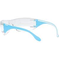 Adapt Lite Blue/White Safety Glasses, Clear Lens, Anti-Fog/Anti-Scratch, ANSI Z87+/Meets/Exceeds CSA Z94.3 Cantin et fils