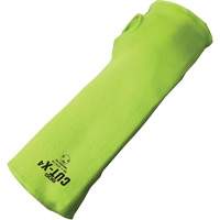 Cut-X&reg; Cut-Resistant Sleeve with Thumb Hole, Fibreglass/Polyethylene, 10", ASTM ANSI Level A4, High Visibility Lime Cantin et fils