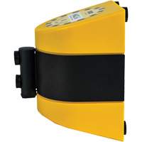 Syst&egrave;me de barri&egrave;re de s&eacute;curit&eacute; HAZLOK, Plastique, Fixation magn&eacute;tique, 30', Ruban Noir et jaune Cantin et fils