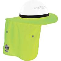Bordure FR vert lime pour casque de chantier avec cache-cou Cantin et fils