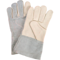 Standard-Duty Work Gloves, Large, Grain Cowhide Palm Cantin et fils