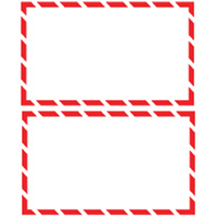 WHMIS Labels 200/Pkg, Paper, Roll, 4-3/4" L x 8-1/2" W Cantin et fils