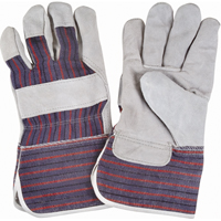 Rugged Fitters Gloves, Large, Split Cowhide Palm, Cotton Inner Lining Cantin et fils
