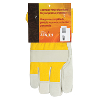 Abrasion-Resistant Winter-Lined Fitters Gloves, Large, Grain Cowhide Palm, Foam Fleece Inner Lining Cantin et fils