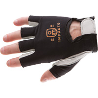 Anti-Impact Right-Hand Glove, Small, Goatskin/Split Leather Palm, Hook & Loop Cuff Cantin et fils