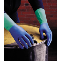 Gants Protector, Taille 6/Petit/6,5, 13" lo, Nitrile/Latex de caoutchouc, Doublure en Ouat&eacute;e, 28 mils Cantin et fils