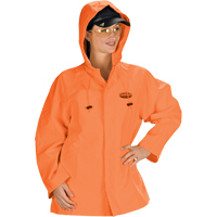 V&ecirc;tements imperm&eacute;ables Hurricane ignifuges et r&eacute;sistants &agrave; l'huile, veste, 4T-Grand, Orange haute visibilit&eacute; Cantin et fils