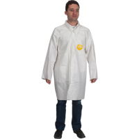 ProShield&reg; 60 Lab Coat, Microporous/Polypropylene, White, Medium Cantin et fils