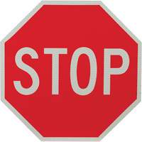 Double-Sided "Stop/Slow" Traffic Control Sign Cantin et fils