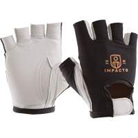 Anti-Impact Left-Hand Glove, X-Small, Goatskin/Split Leather Palm, Hook & Loop Cuff Cantin et fils
