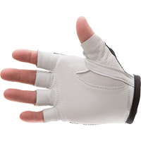 Anti-Impact Left-Hand Glove, X-Small, Goatskin/Split Leather Palm, Hook & Loop Cuff Cantin et fils