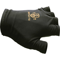 Anti-Impact Fingerless Left-Hand Glove, X-Small, Split Leather Palm, Slip-On Cuff Cantin et fils
