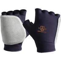 Enveloppe protectrice pour gant droit contre les impacts lat&eacute;raux et de la paume, T-petit, Paume en Cuir fleur, Poignet &agrave; enfiler Cantin et fils