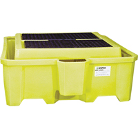 GRV 2000i avec drain, Capacit&eacute; de d&eacute;versement 385 gal. US, 73" x 80,5" x 29,5" Cantin et fils
