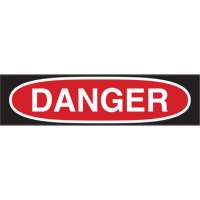 "Danger" Sign, 10" x 14", Polystyrene, Bilingual Cantin et fils