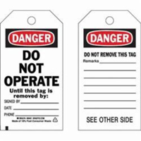 &eacute;tiquettes de s&eacute;curit&eacute; auto-plastifiantes, Polyester, 3" la x 5-3/4" h, Anglais Cantin et fils