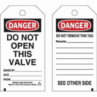 &eacute;tiquettes de s&eacute;curit&eacute; auto-plastifiantes, Polyester, 3" la x 5-3/4" h, Anglais Cantin et fils