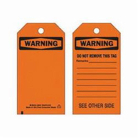&eacute;tiquettes de s&eacute;curit&eacute; auto-plastifiantes, Polyester, 3" la x 5-3/4" h, Anglais Cantin et fils