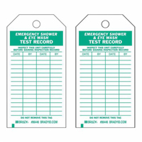 &eacute;tiquettes pour r&eacute;sultats de test, Polyester, 4" la x 7" h, Anglais Cantin et fils