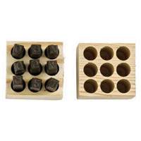 Jeux de tampons num&eacute;rot&eacute;s en acier, # 4/6/3/2/1/8/9/7/5, 1/4" Cantin et fils