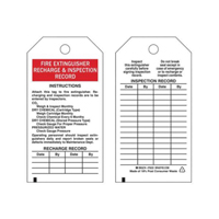 &eacute;tiquettes de rapport d'inspection, Polyester, 3" la x 5-3/4" h, Anglais Cantin et fils