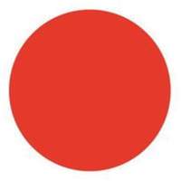 Round Write-On Labels, Circle, 1.5" L x 1.5" W, Red Cantin et fils