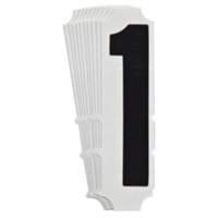 Quick-Align&reg; Individual Gothic Number and Letter Labels, 1, 4" H, Black Cantin et fils