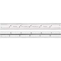 Junior Combination Squares, 6" L, 8/100" Graduations, Steel, Satin Cantin et fils