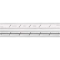 Junior Combination Squares, 6" L, Steel, Satin Cantin et fils