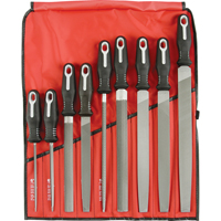 Jeux de 9 limes ergonomiques, 9 pi&egrave;ces Cantin et fils