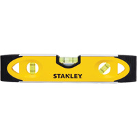 Shock-Resistant Torpedo Level, 9" L, Aluminum, 3 Vials, Magnetic Cantin et fils