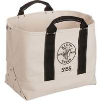 Heavy-Duty 17" Tool Bag, Canvas, 1 Pockets, Beige/Black Cantin et fils