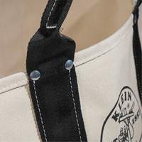 Heavy-Duty 17" Tool Bag, Canvas, 1 Pockets, Beige/Black Cantin et fils