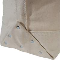 Heavy-Duty 17" Tool Bag, Canvas, 1 Pockets, Beige/Black Cantin et fils