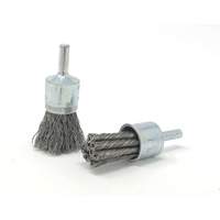 Brosse mont&eacute;e &agrave; fils ondul&eacute;s, 3/4" dia., dia. Des fils 0,014", Tige 1/4" Cantin et fils