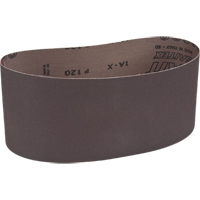 Courroie abrasive pour ponceuse portative, 4" la x 24" lo, Oxyde d'aluminium, Grain 120 Cantin et fils