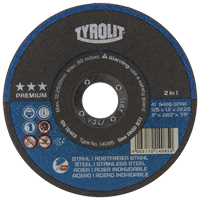 Cutting Disc, 5" x 1/16", 7/8" Arbor, Type 27, Aluminum Oxide, 12250 RPM Cantin et fils