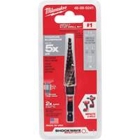 Foret &eacute;tag&eacute; #1 Shockwave Impact Duty, 1/2" - 1-1/8", Incr&eacute;ments de 1/32", Titane Cantin et fils