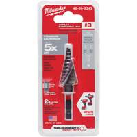 Foret &eacute;tag&eacute; #3 Shockwave Impact Duty, 3/16" - 3/4", Incr&eacute;ments de 1/16", Titane Cantin et fils
