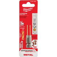 Foret Shockwave, 1/16", Titane, Cannelure 5/8", Pointe de 135° Cantin et fils
