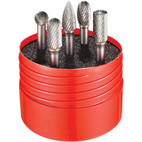 Double Cut Rotary Burr Set, 5 Pieces Cantin et fils