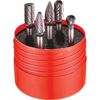 Double Cut Rotary Burr Set, 5 Pieces Cantin et fils