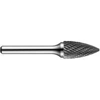 Pointed Tree Rotary Burr, SG-50DC, 1/2" Dia., 1/4" Shank, 1" Depth of Cut Cantin et fils