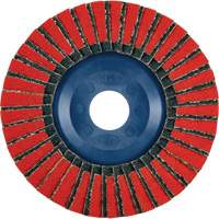 Twin Flap Disc, 4-1/2" x 7/8", Type 27, 40 Grit, Ceramic/Zirconia Alumina Cantin et fils