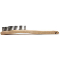 Brosse de nettoyage, Acier inoxydable, 4 x 19 rangs de fils, Longueur 13-11/16" Cantin et fils