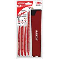 Nail-Embedded Wood & Metal Cutting/Demo Reciprocating Saw Blade Set Cantin et fils