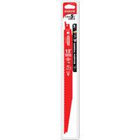 Lame de scie alternative tout usage, Bim&eacute;tal, 8-14 Dents par pouce, 12" lo x 1" la Cantin et fils
